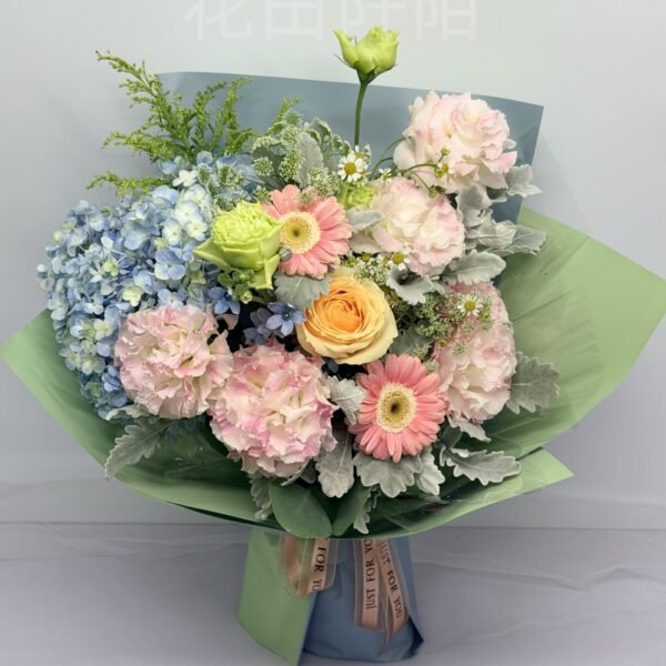 繡球玫瑰花束