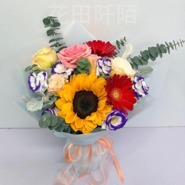 向日葵非洲菊花束