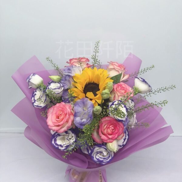 向日葵玫瑰花束