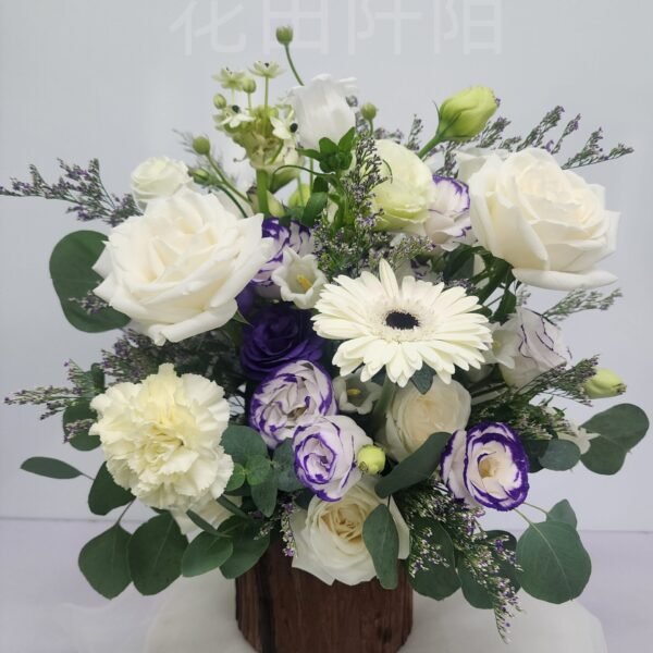 清新怡人360度枱花