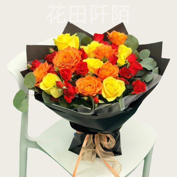 12枝RoseRose玫瑰花束