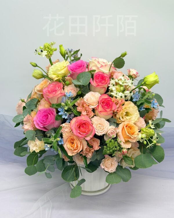 優雅富貴360度枱花