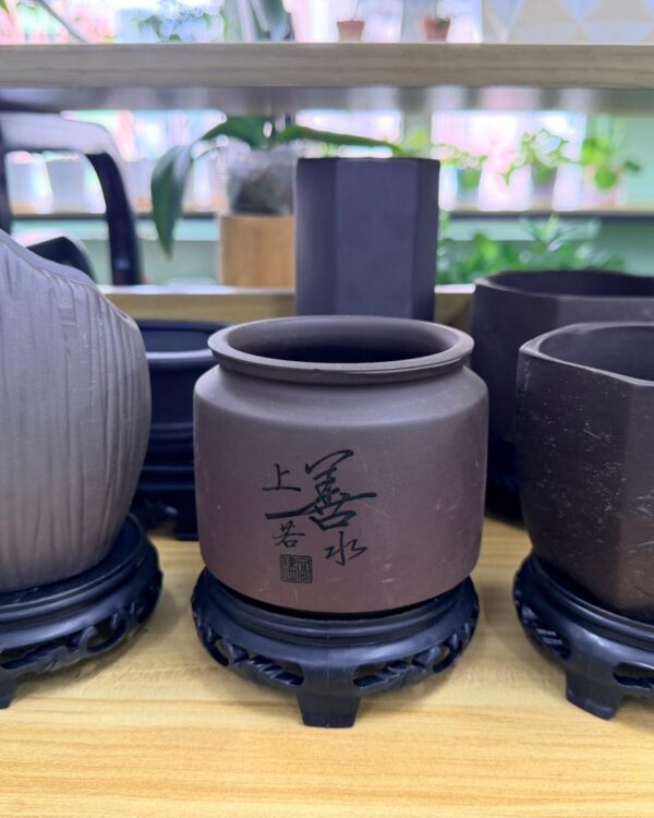 紫砂花盆