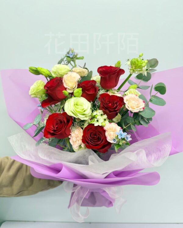 紅玫瑰花束