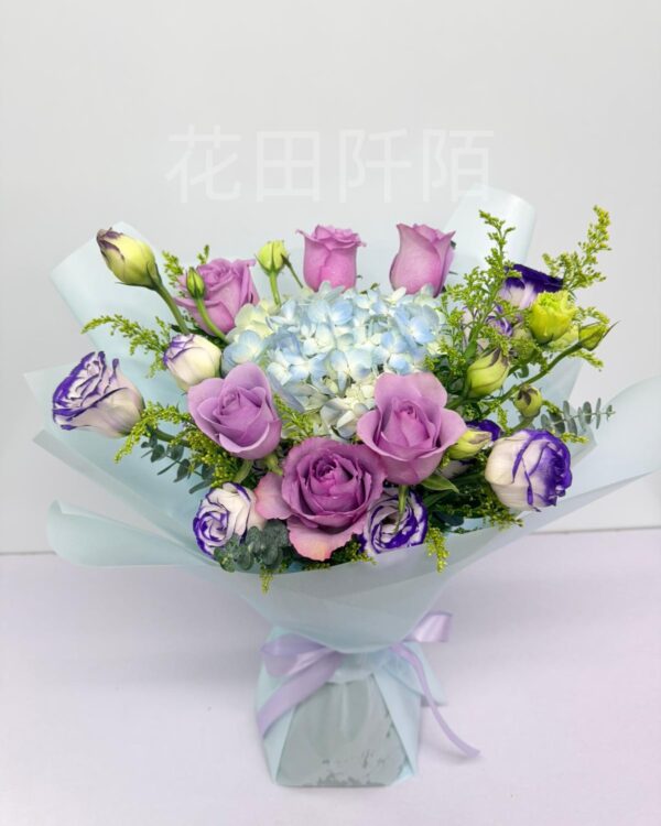 繡球玫瑰花束
