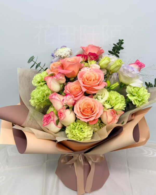 玫瑰康乃馨花束