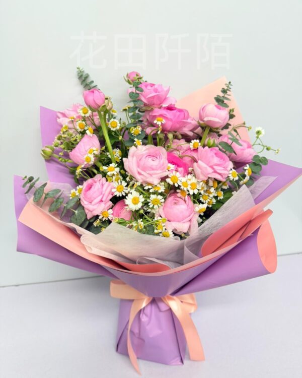 小牡丹花束