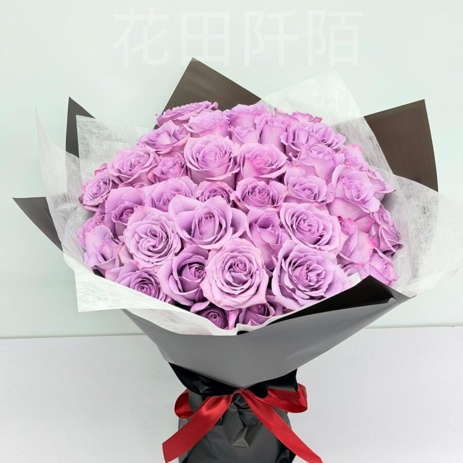 祝求婚成功花束-30枝紫玫瑰