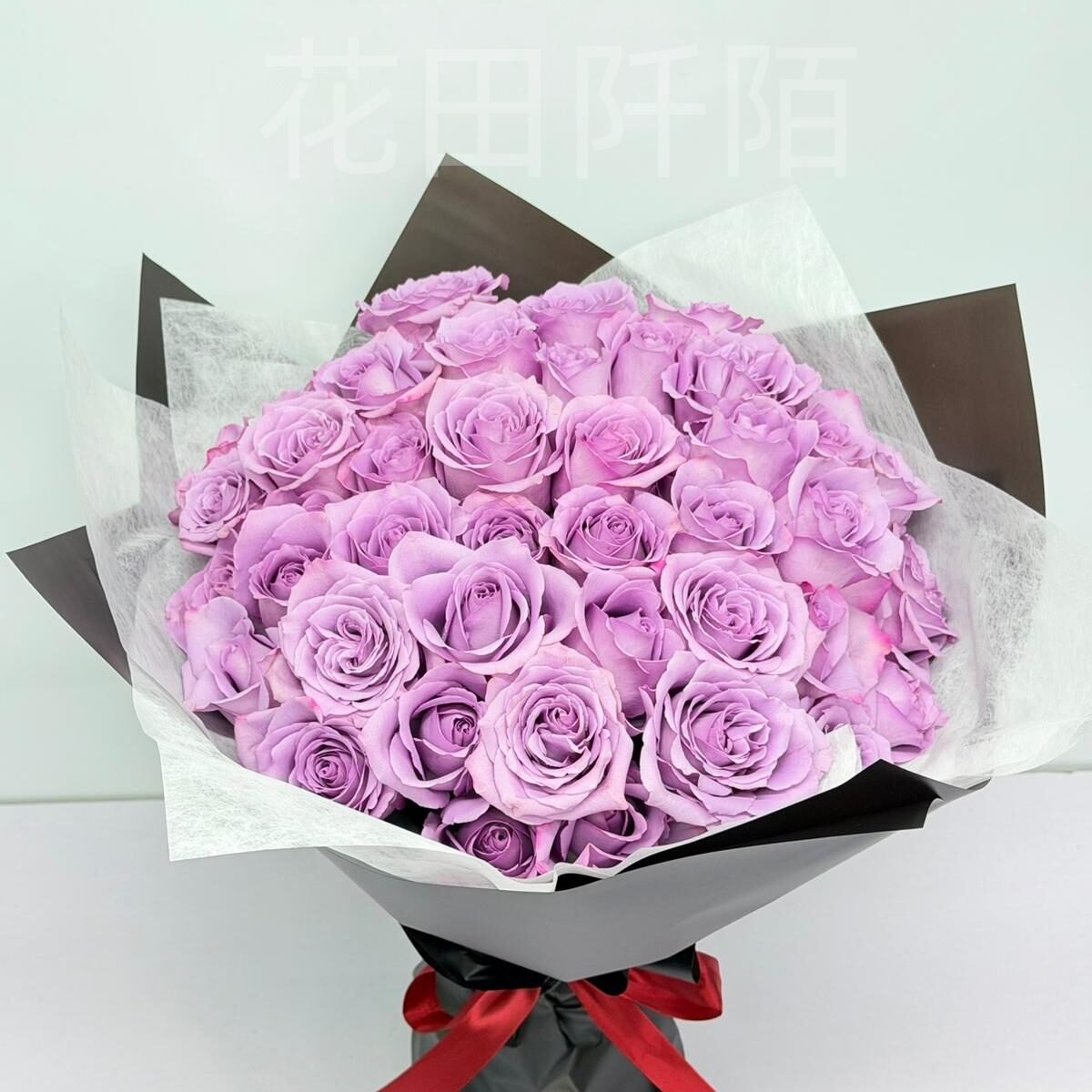 祝求婚成功花束-99枝紫玫瑰