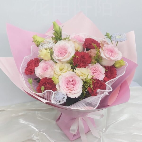 玫瑰康乃馨花束