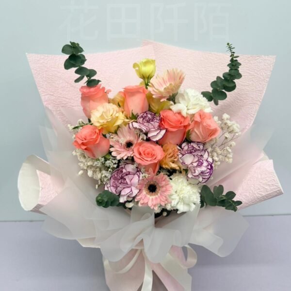 玫瑰康乃馨花束