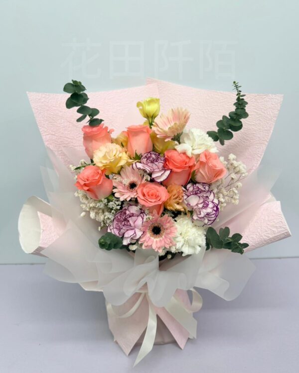玫瑰康乃馨花束
